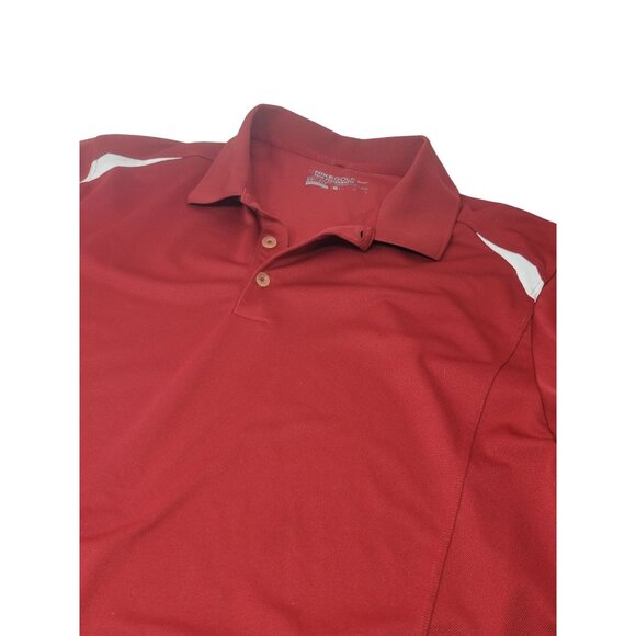 Nike‎ Golf Tour Performance Dri Fit Polo Shirt Maroon Size Large Short Sleeve - Picture 1 of 5